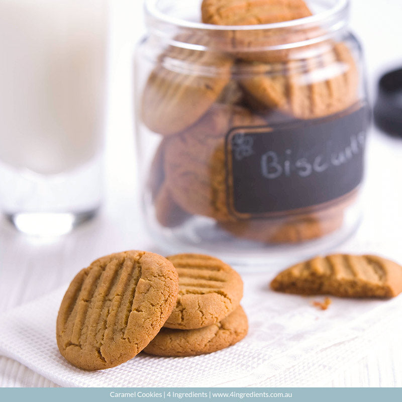 Caramel Cookies – 4 Ingredients
