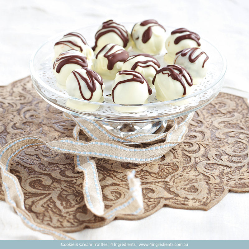 Cookie & Cream Truffles – 4 Ingredients