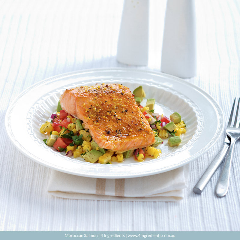 Moroccan Salmon – 4 Ingredients