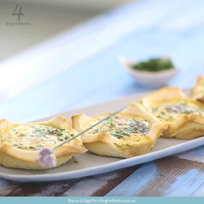 Bacon & Egg Pie – 4 Ingredients