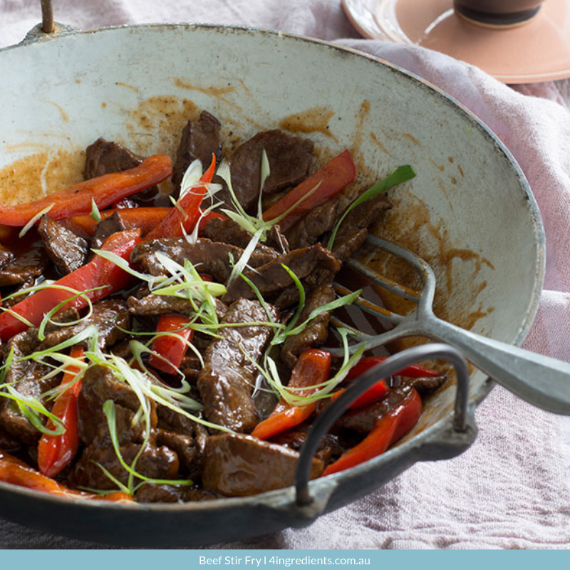 Beef Stir Fry – 4 Ingredients