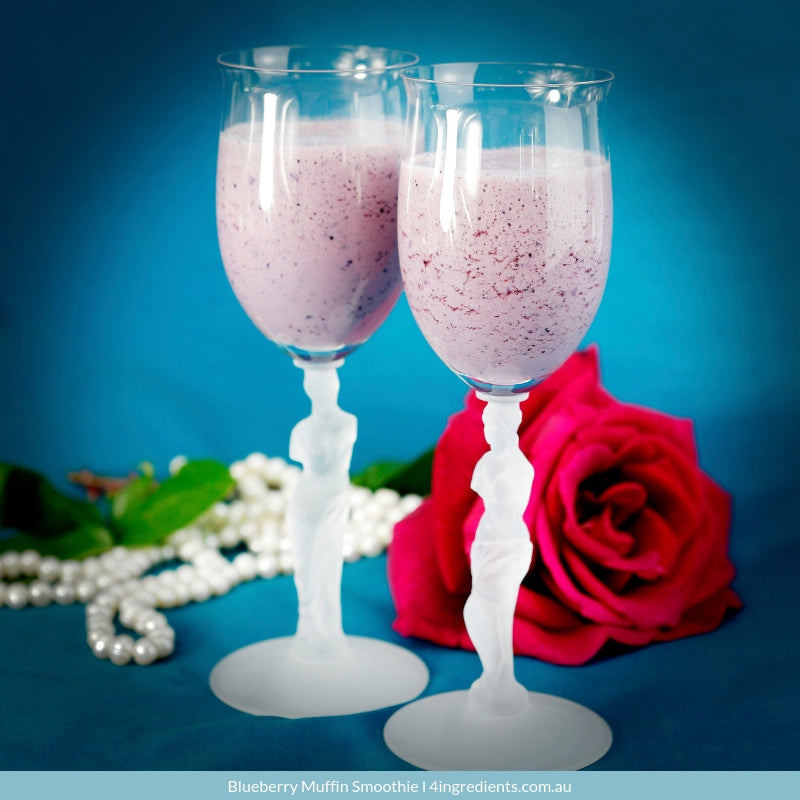 Blueberry Muffin Smoothie – 4 Ingredients