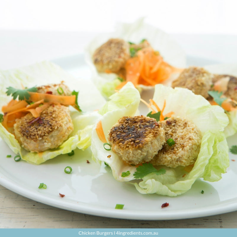 Chicken Burgers – 4 Ingredients