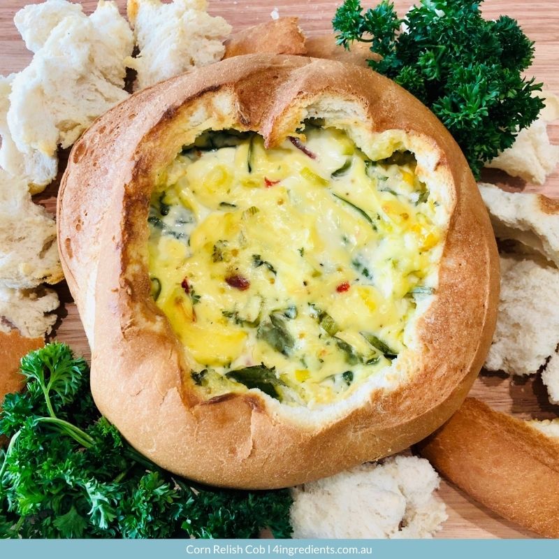 Corn Relish Cob 4 Ingredients