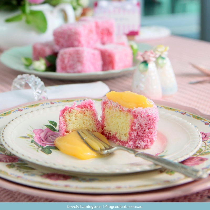 Lovely Lamingtons – 4 Ingredients