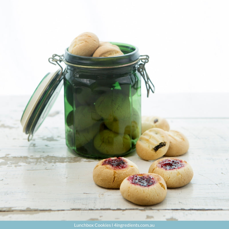 Lunchbox Cookies – 4 Ingredients