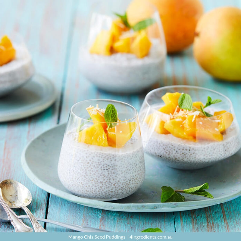 Mango Chia Pudding – 4 Ingredients