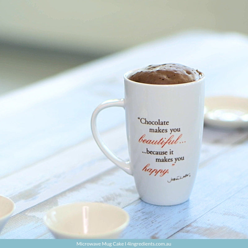 Microwave Mug Cake – 4 Ingredients