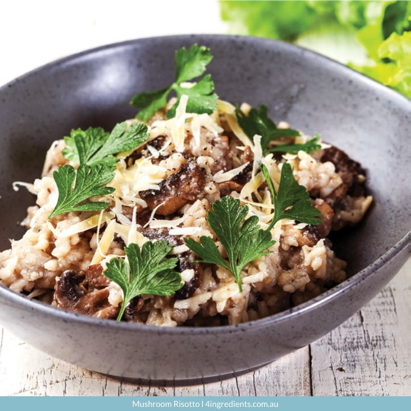 Mushroom Risotto – 4 Ingredients