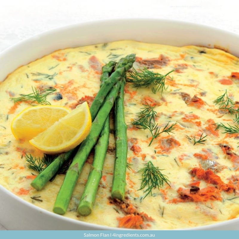 Salmon Flan – 4 Ingredients