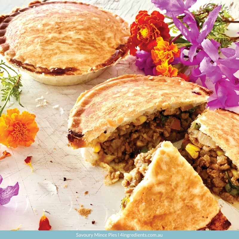 Savoury Mince Pies – 4 Ingredients