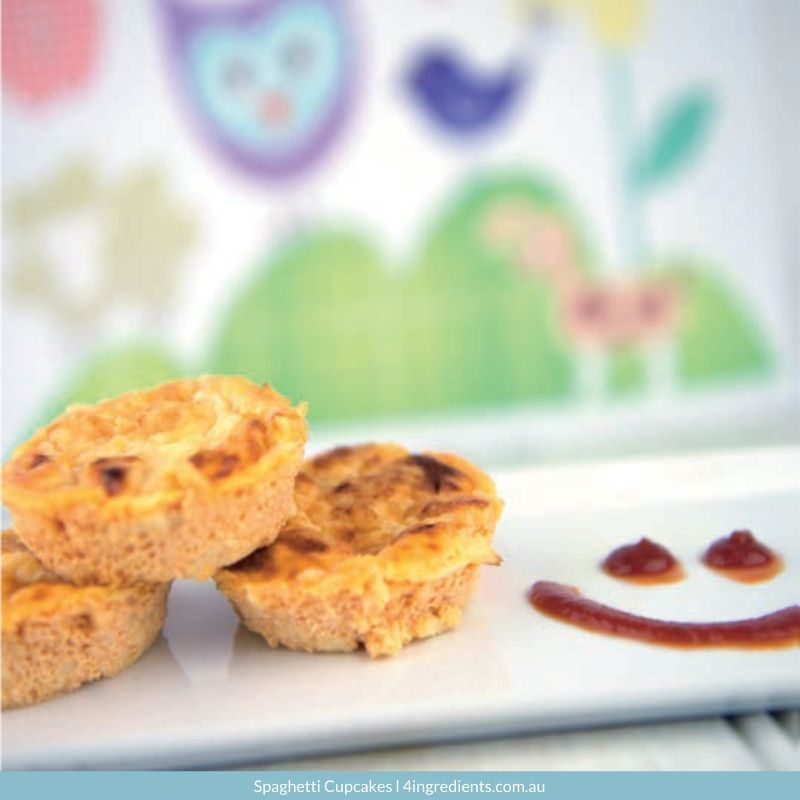 Spaghetti Cupcakes – 4 Ingredients