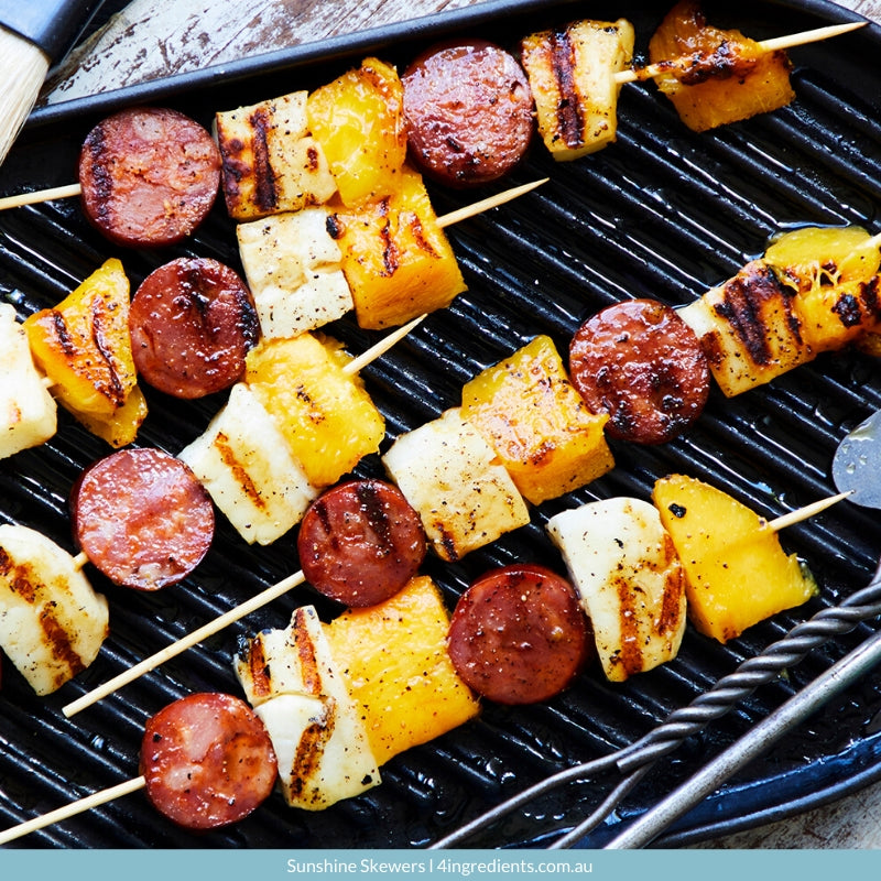 Sunshine Skewers
&ndash; 4 Ingredients
