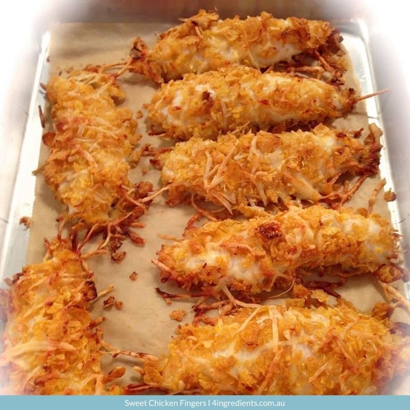 Sweet Chicken Fingers – 4 Ingredients