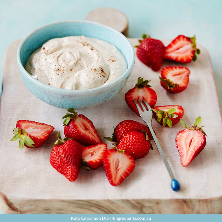 Keto Cinnamon Dip 4 Ingredients
