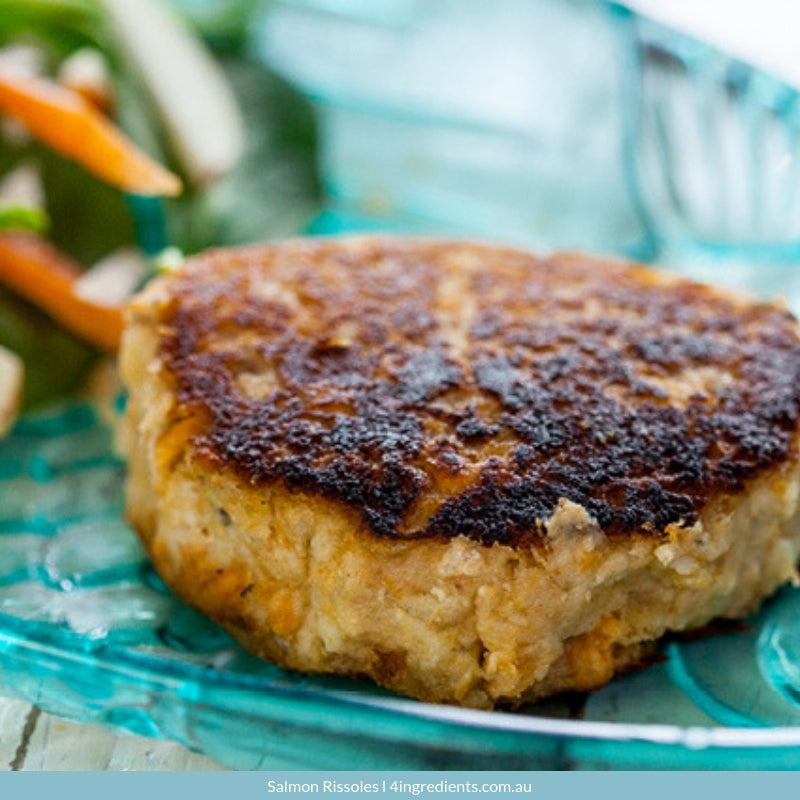 Salmon Rissoles – 4 Ingredients