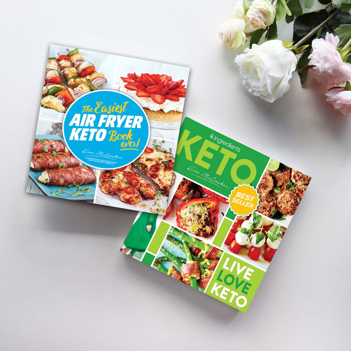 4 Ingredients KETO + The Easiest Air Fryer KETO Book ever