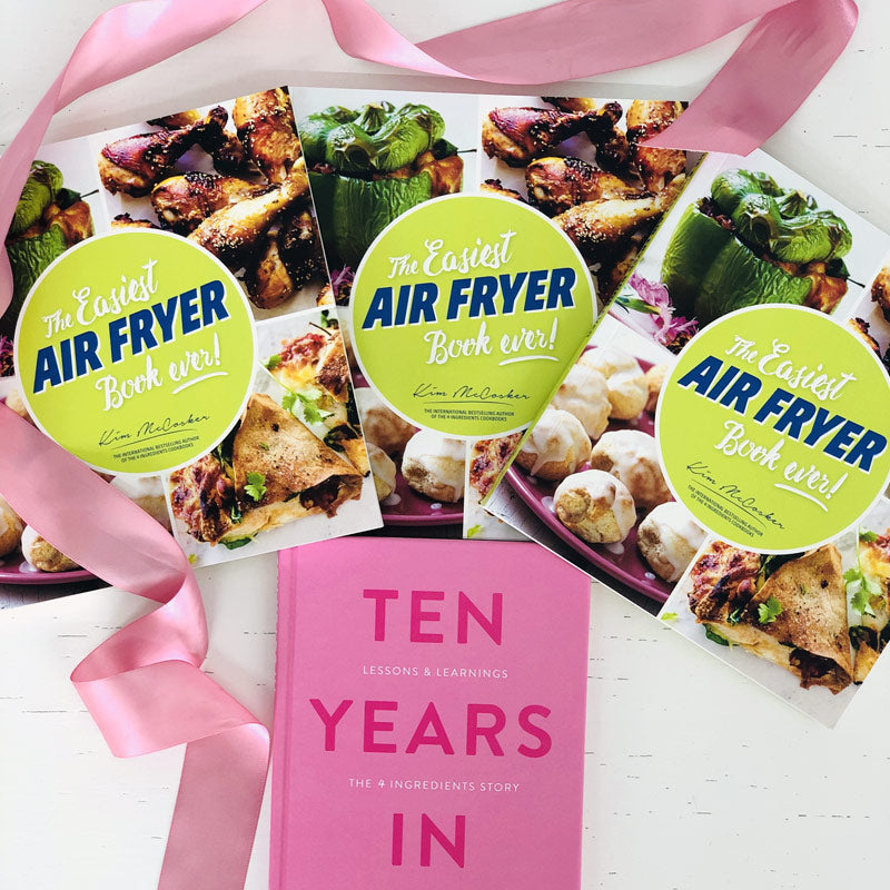 3 copies of The Easiest Air Fryer Book ever + A FREE copy of Ten Years In