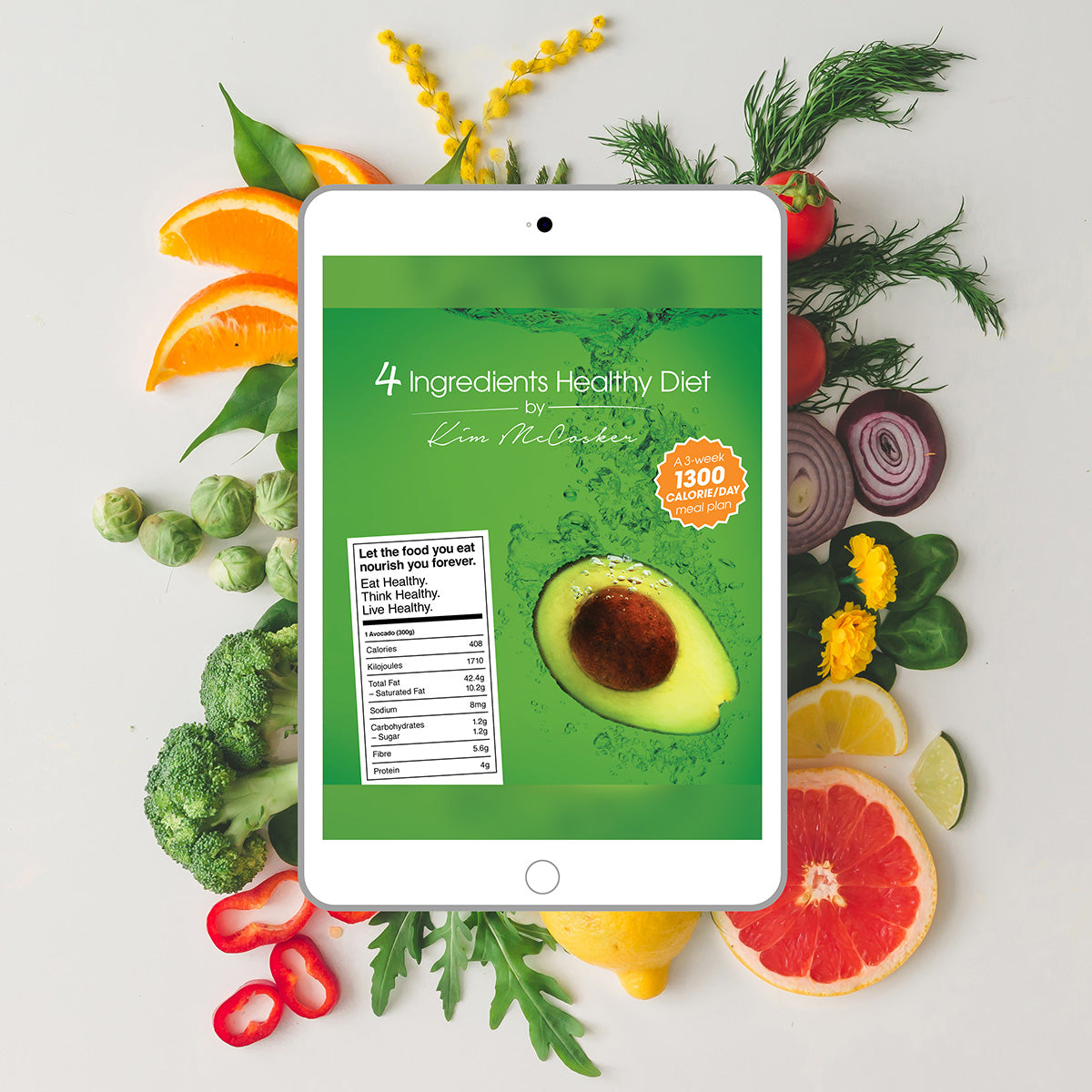 4 Ingredients Healthy Diet (Digital eBook)