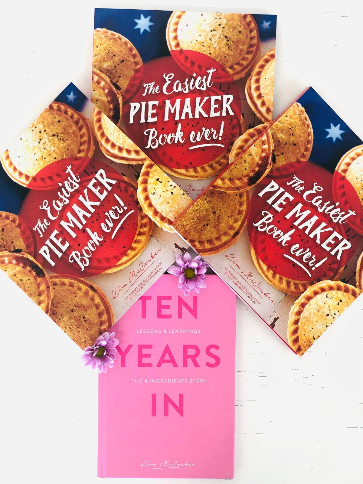 The Easiest Pie Maker Book ever (3 copies) + a FREE copy of Ten Years In