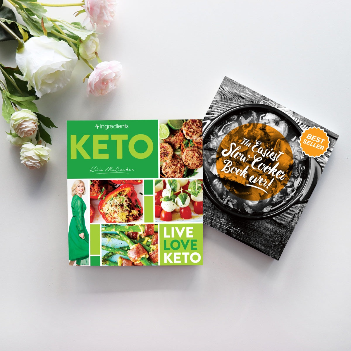 4 Ingredients Keto &amp; The Easiest Slow Cooker Book Ever!